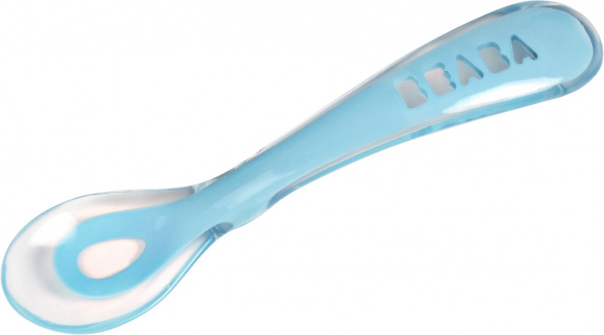 Goedkoopste Béaba Lepel Siliconen Windy Blue 8 Maanden