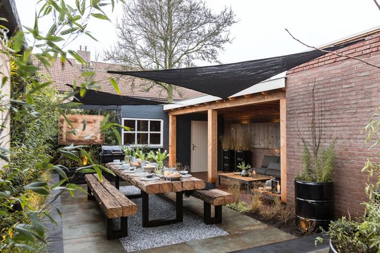 Nesling - Schaduwdoek Driehoek - 3,6 m - Black