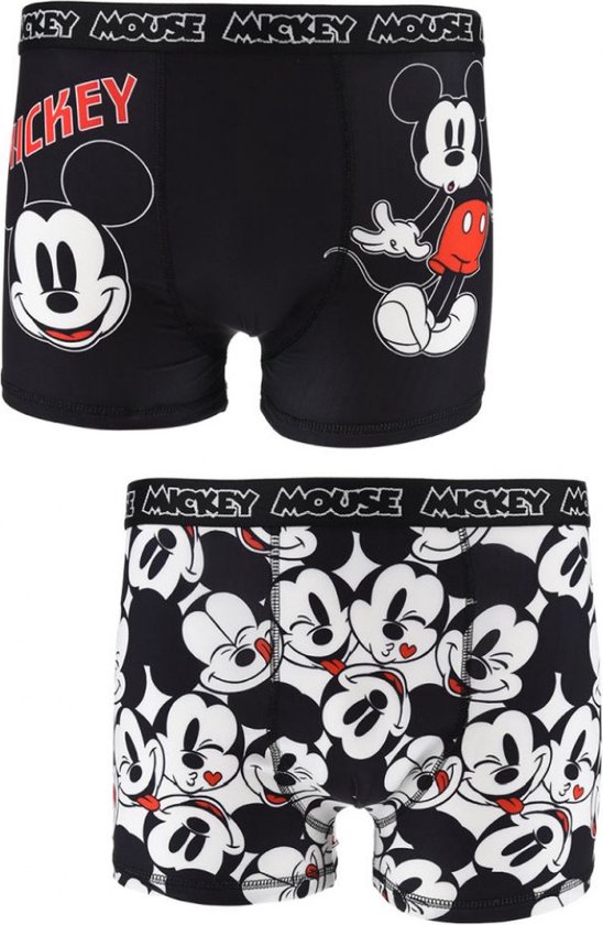 Lot de deux caleçons pour homme Original Mickey mouse Disney - taille L - lot de 2 caleçons confort premium