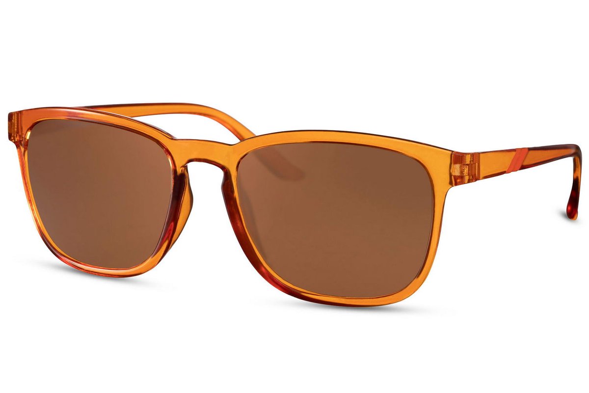 Studio Proud - Zonnebril - Festival zonnebril - Oranje zonnebril - Dames zonnebril - Heren zonnebril - Unisex zonnebril - Goedkope zonnebril - Tijdloos montuur - 100% UV-bescherming - Luxe eyewear - Betaalbare zonnebril.