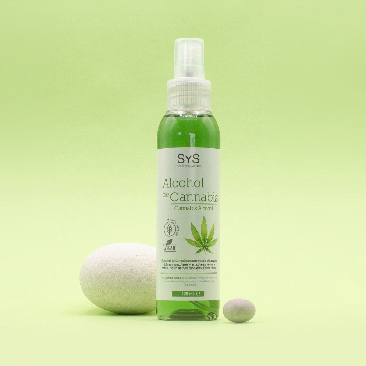SYS Cannabis Alcohol Body Spray - Tegen Spier & Gewrichtspijn - 100% Natuurlijk - 125ML