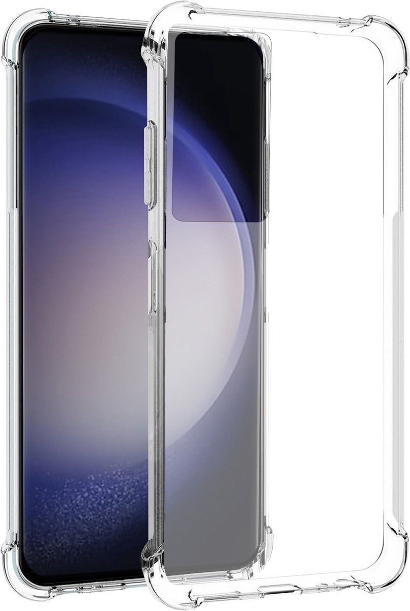Arara Hoesje geschikt voor Samsung Galaxy S23 hoesje transparant siliconen backcover shockproof
