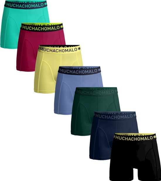 Boxers Muchachomalo pour hommes - Pack de 7 - Taille XXL - Sous-vêtements pour hommes