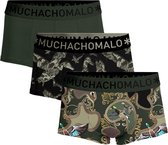 Muchachomalo Heren Boxershorts - 3 Pack - Maat XL - 95% Katoen - Mannen Onderbroeken