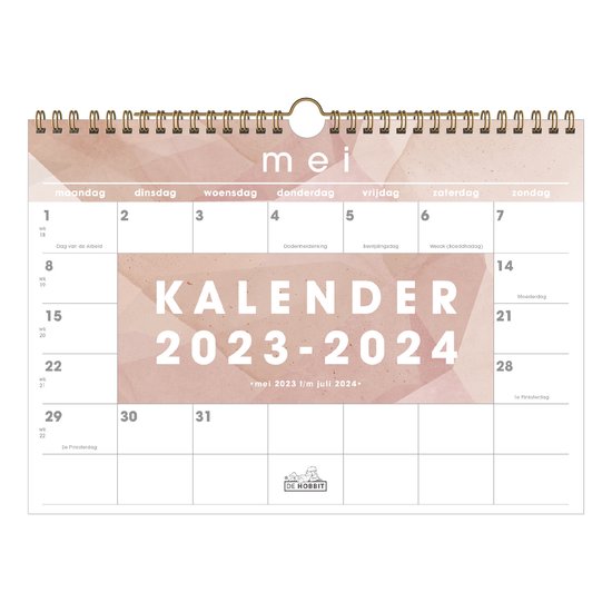 Calendrier mensuel 2023 - 2024