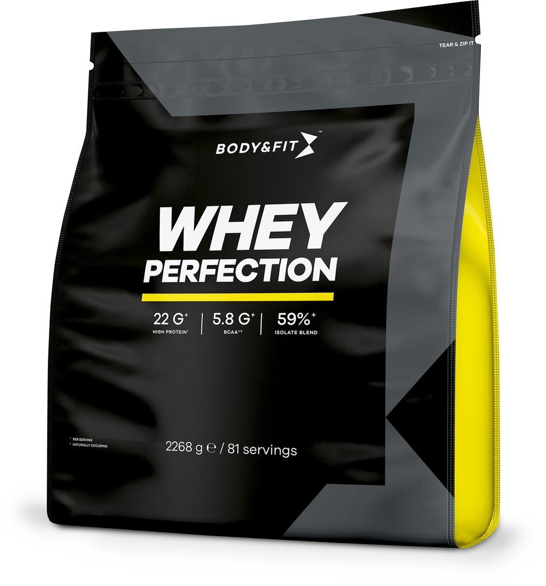 Goedkoopste Body & Fit Whey Perfection - Proteine Poeder / Whey Protein - Eiwitpoeder met BCAA - Eiwitshakes - 2268 gram (81 shakes) - Stroopwafel