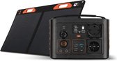 Xtorm / Powerstation met Zonnepaneel - 300W Powerstation + 100W Zonnepaneel Opvouwbaar - Power Pack Bundel / Zonnepanelen Compleet Pakket - Zwart