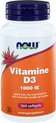 Now Foods - Vitamine D3 1000 IU - Belangrijk voor Immuunsysteem en Spierwerking - 360 Softgels