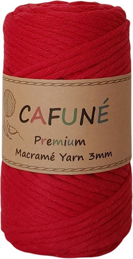 Netuno 1x Macramé Garen Groen 5 Mm 100 M Katoenen Koord Met