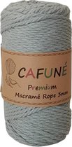 Cafuné Macrame Touw - Premium -Eucalyptus- 3mm - 60 meter - Plantenhanger-Wandkleed-Sleutelhanger-Katoen - koord - Macrame Pakket