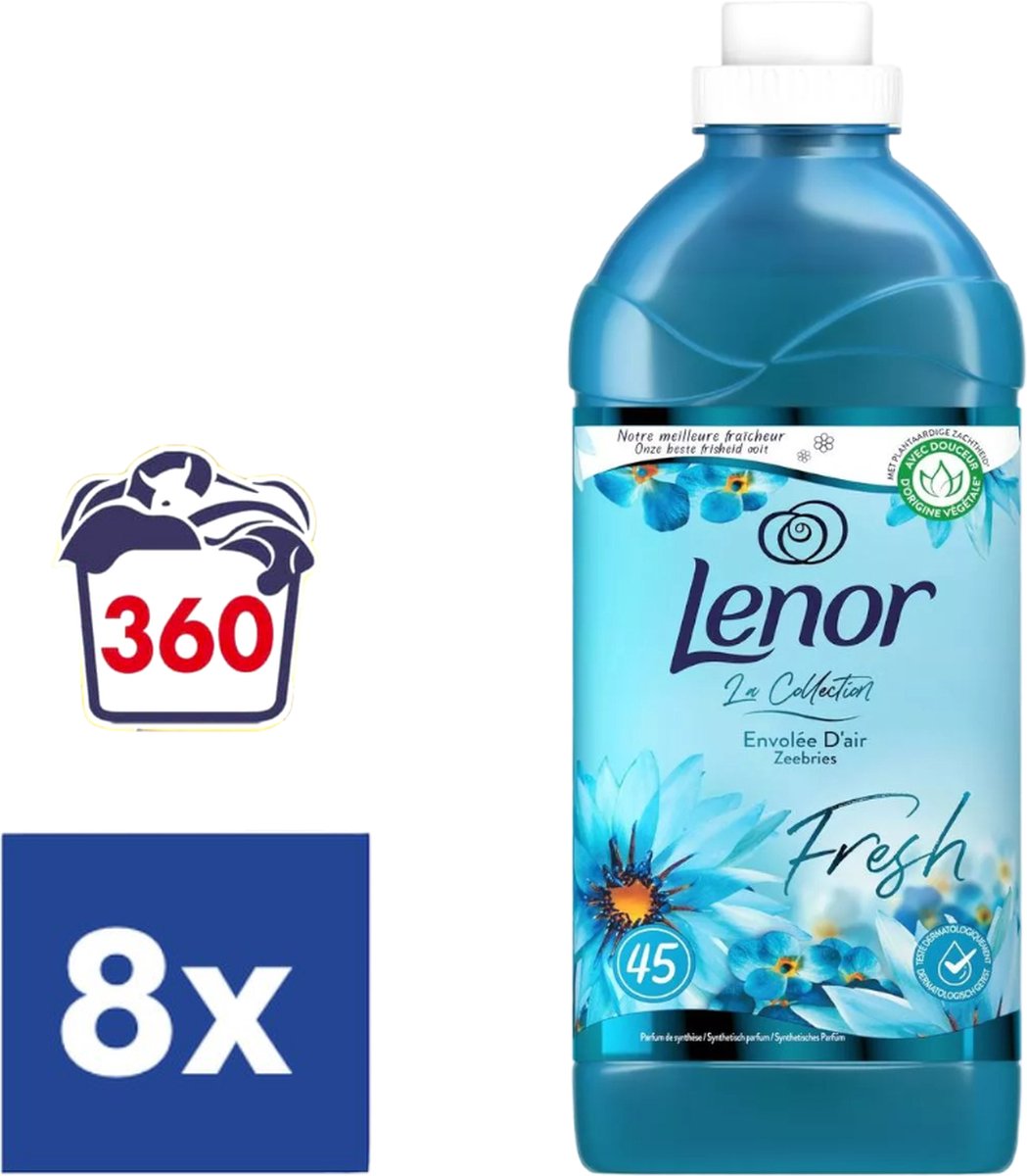 Lenor zeebries wasverzachter voordeelverpakking 8 x 45 360