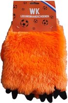 Oranje Leeuwenhandschoen - Koningsdag - Verkleden - Voetbal Nederlands elftal