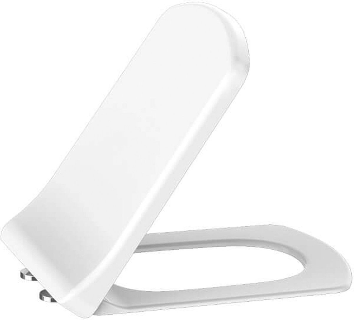 Creavit Lara wc-zitting – Duroplast – softclose – inox scharnieren – wit