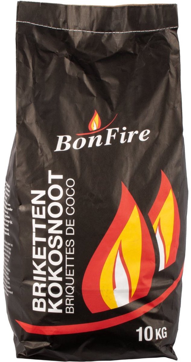 BonFire Kokosnootbriketten - Zak 10 kilo