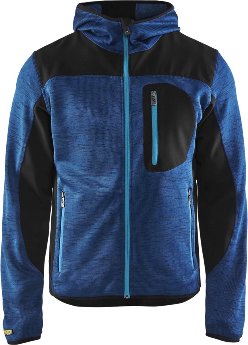 Blaklader Gebreid vest met softshell 4930-2117 Marineblauw