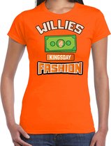 Bellatio Decorations oranje Koningsdag t-shirt - willies kingsday fashion - dames L