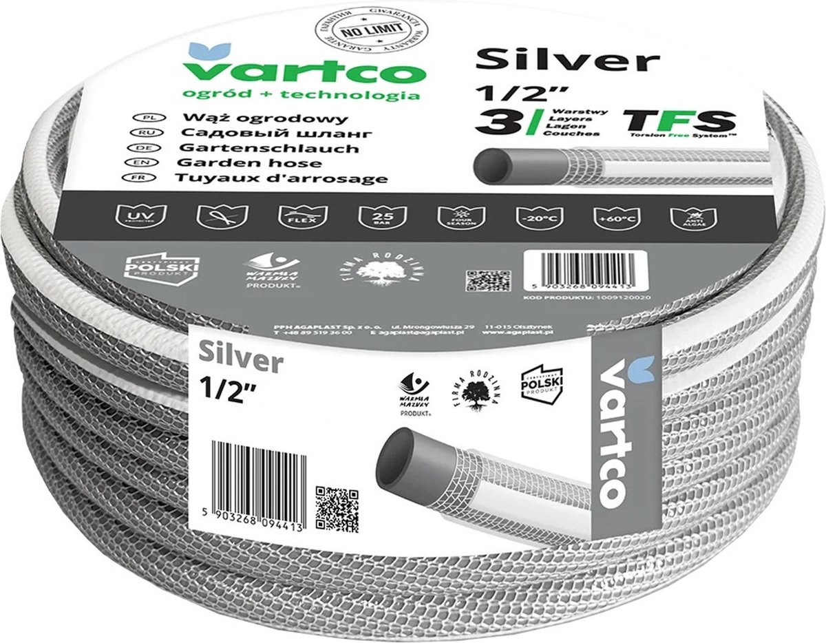 Vartco Silver - Tuinslang / TFS 1/2
