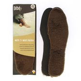 DEBE Warm 'n comfortable - Merino - Semelle intérieure en laine mérinos pour des pieds au chaud - 44