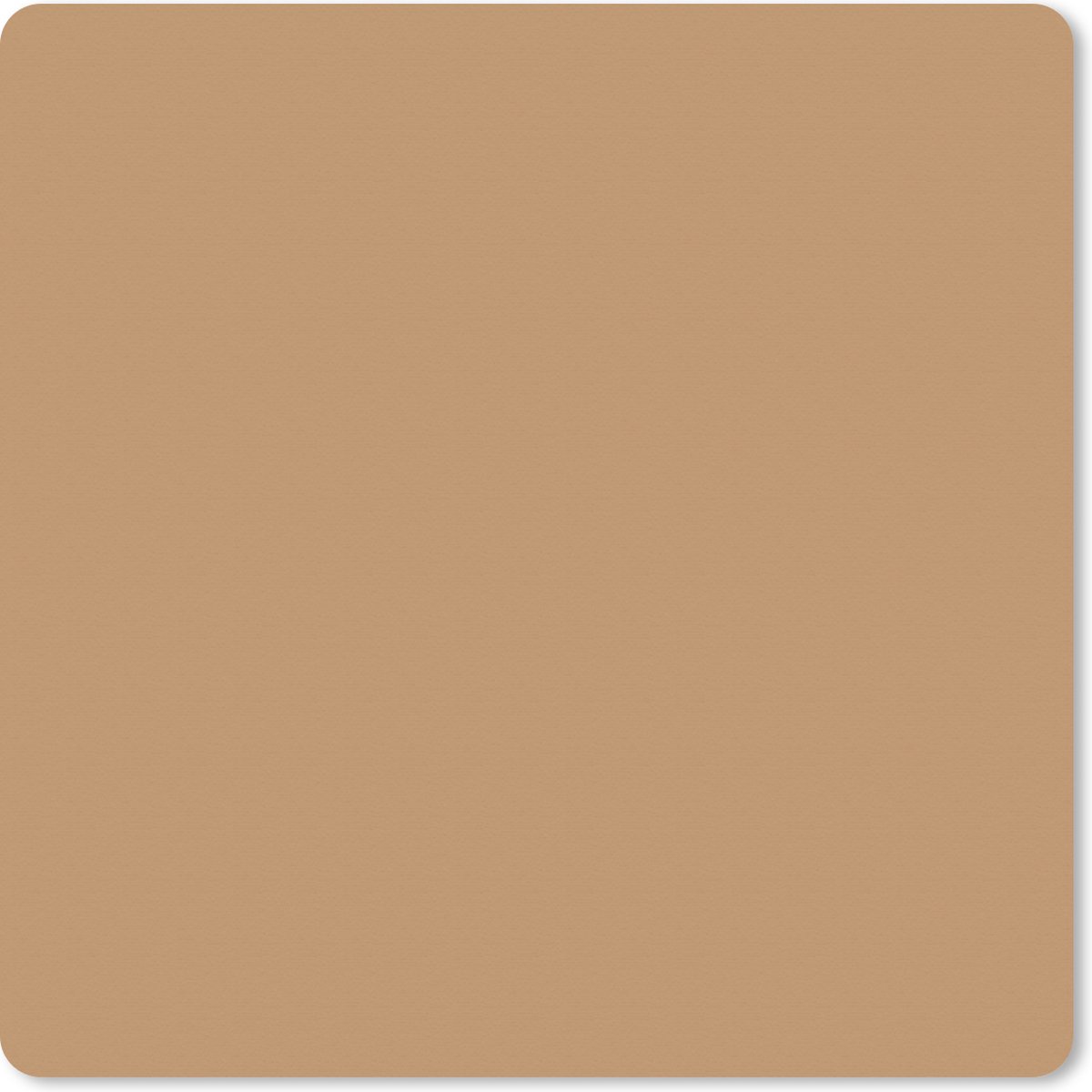 Muismat xxl - Gaming muismat - Bruin - Effen - Bureau accessoires - Muismat - 80x80 cm - Bureaumat