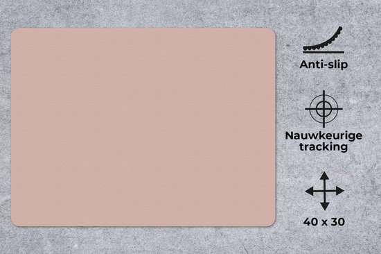 Bureau onderlegger - Roze - Effen - Interieur - 40x30 cm - Bureau accesoires - Bureaumat onderlegger - Bureaumat