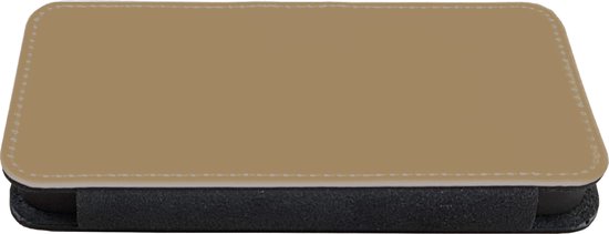 Bookcase pour téléphone iPhone 13 Bookcase - Palette - Beige - Intérieur - Avec compartiments - Étui portefeuille avec fermeture magnétique