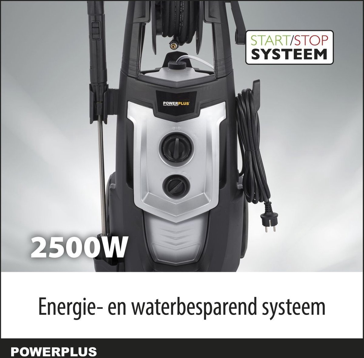 Powerplus POWXG90425 Hogedrukreiniger - 2500W - Max. 195 bar - 468 l/h -  Incl. 8m... | bol.com