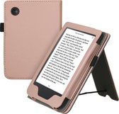 kwmobile flip cover geschikt voor Kobo Clara 2E - Case met magnetische sluiting - Hoes voor e-reader in roségoud