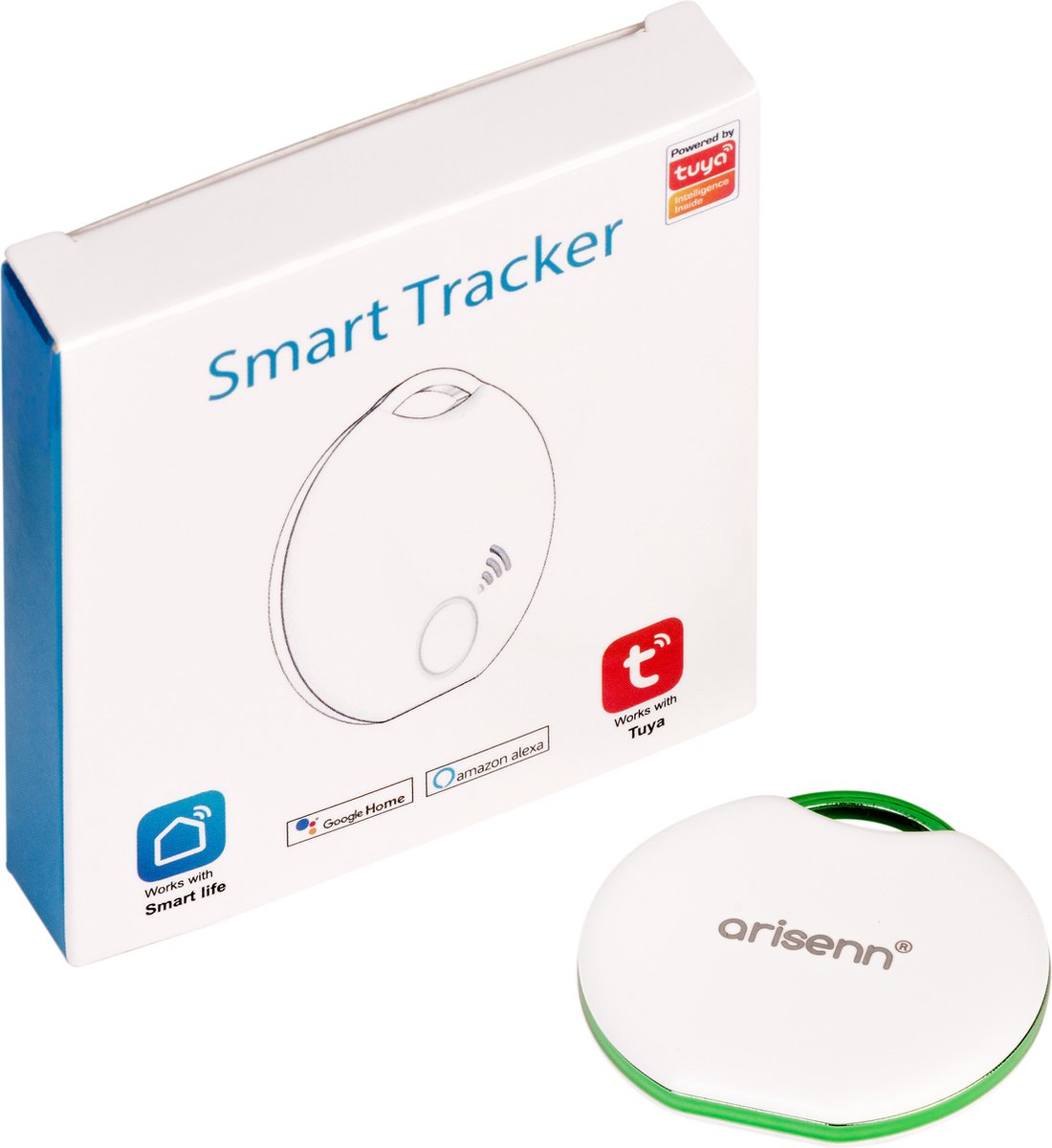 Smart Tag Per Android – Keyfinder Bluetooth Con App Google Find My Device, Tracker Per Valigie, Zaini E Borse, IP67 Impermeabile, Batteria Sostituibile 12 Mesi