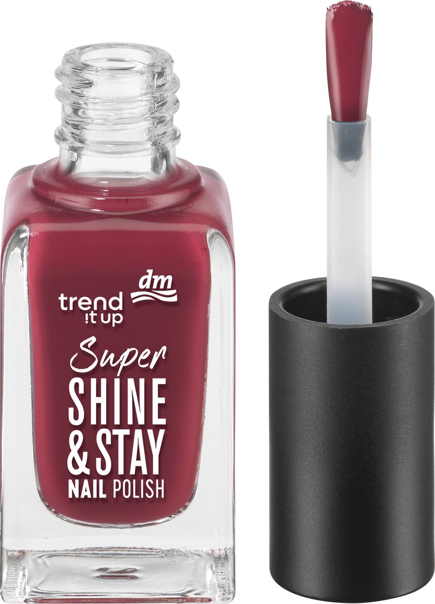trend !t up Nagellak Super Shine & Stay 870 Dark Red, 8 ml