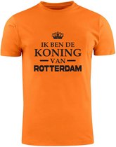 Ik ben de koning van Rotterdam Oranje T-shirt | koningsdag | nederland | holland