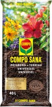 COMPO SANA Potgrond Universeel - incl. meststof 100 dagen lange werking - voor kamer-, balkon- en tuinplanten - zak 40L