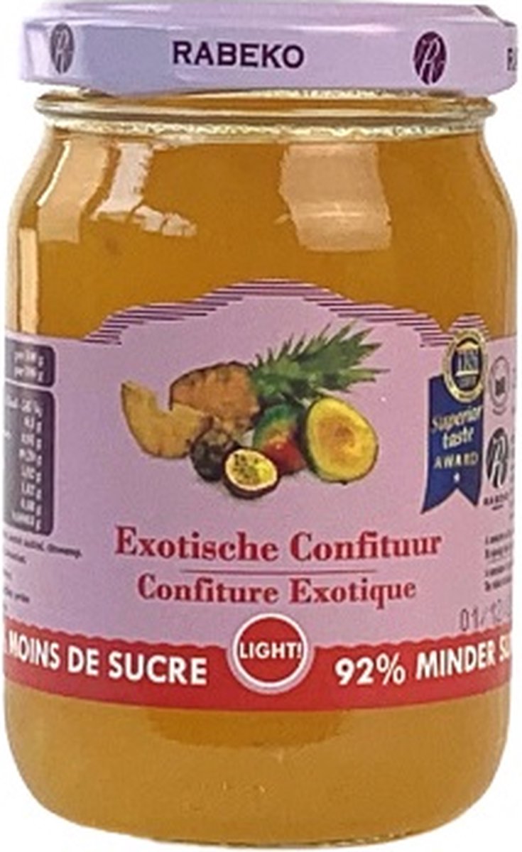 Jam 92% Less Sugar - 230 g - Exotic Fruits
