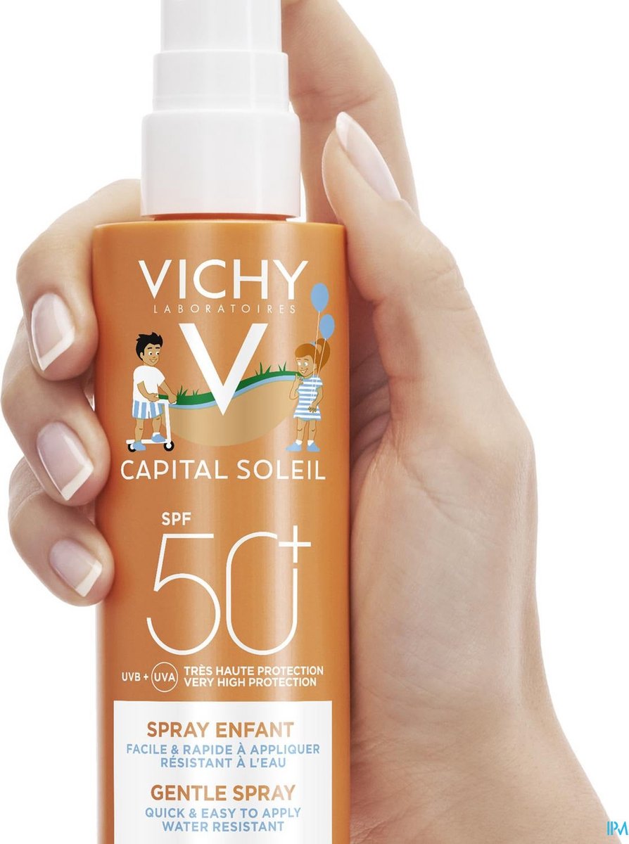 Vichy Ideal Soleil Kids spray écran solaire SPF 50+ - 200 ml | bol.com
