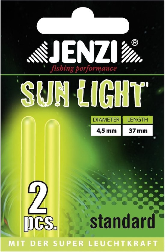 Jenzi breeklichtjes | standaard maat 4.5 x 37 | groen geel | 2 stuks