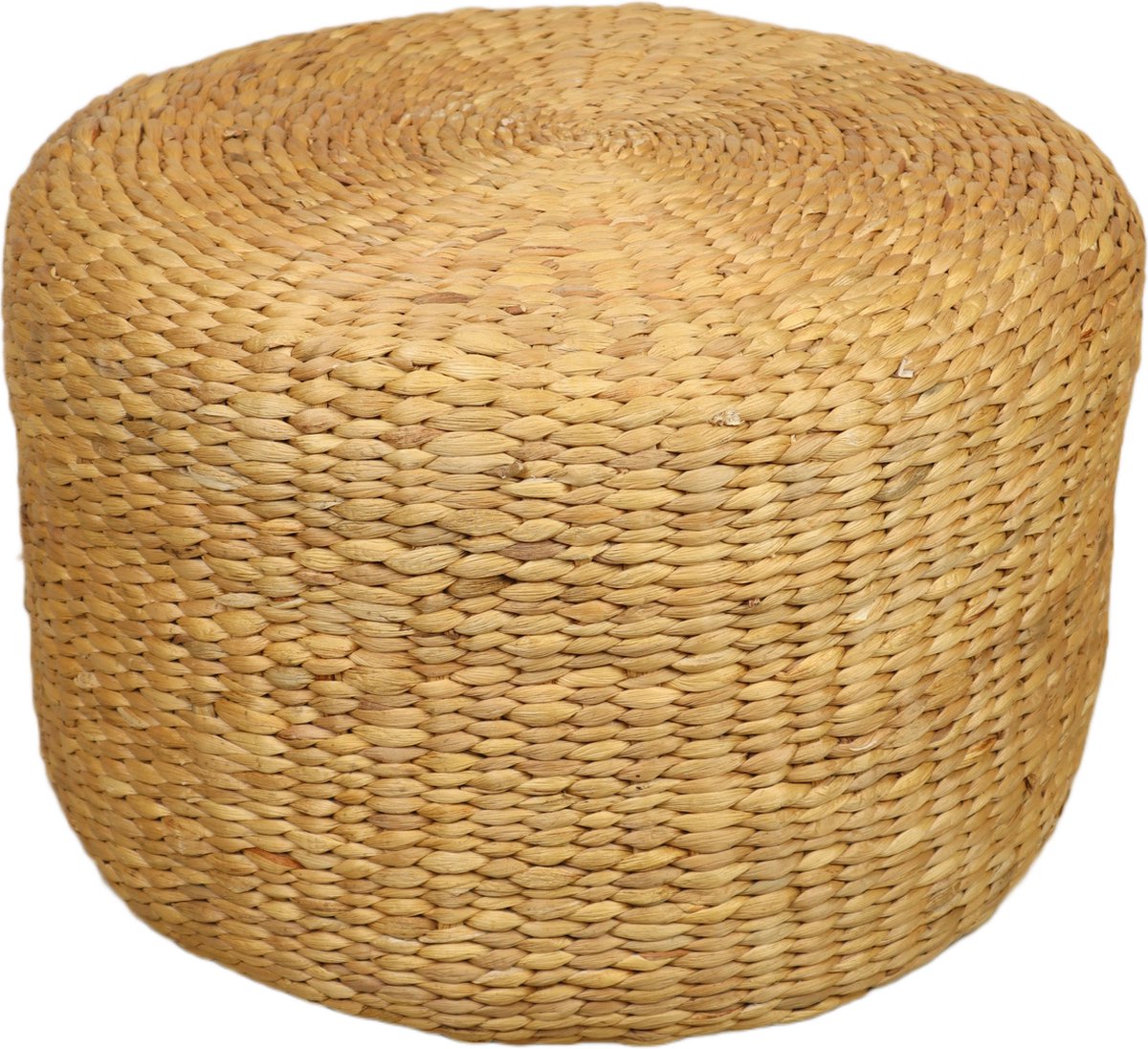 DKNC - Poef - Zeegras - 57x57x37cm - Natuurlijk