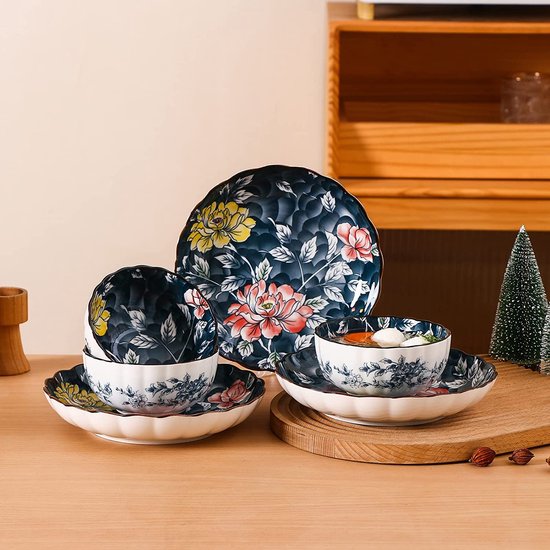 Glas Ontbijtkommen Soep Bowl Set Van 4 - 473ml - 6 Inch Vaatwasser En Magnetron Veilig Ronde Bowls Voor Granen Soep Salade En Rijst