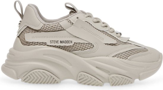 Steve Madden Possession Lage sneakers - Dames - Beige - Maat 40 | bol