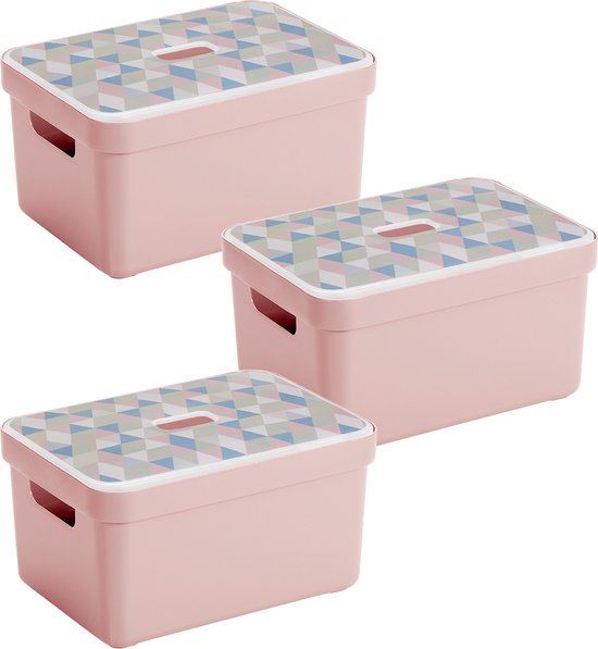 Sigma Home Boîte De Rangement 5L Rose