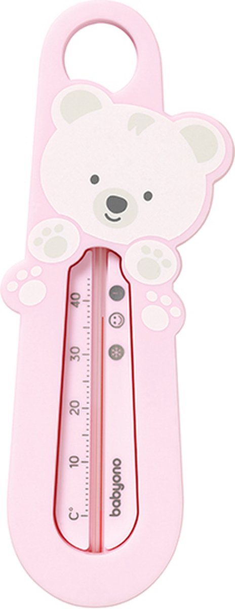 Goedkoopste Babyono - Babybadthermometer- teddybeer - 0m Roze