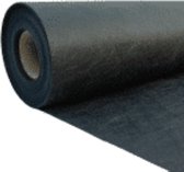 Gronddoek non-woven - nonwoven worteldoek - geotextiel - 150 gr/m² - Rol - 50 x 2 mtr - zwart