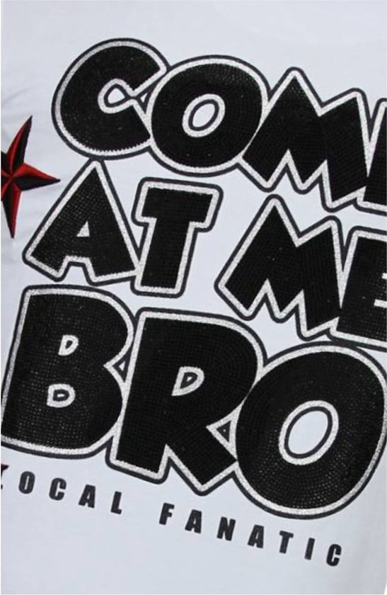 Local Fanatic Fight Club Spike - T-shirt strass - White Fight Club Spike - T-shirt strass - T-shirt homme kaki Taille XXL