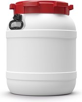 Vat 54 Liter - Water- En Luchtdicht - Wit/rood