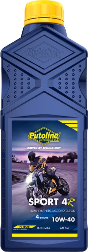 Putoline Sport 4R 10W-40 1 L flacon | 4-takt motorfiets motorolie