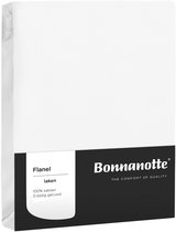 Bonnanotte Flanel Laken - Wit - 240x270 cm