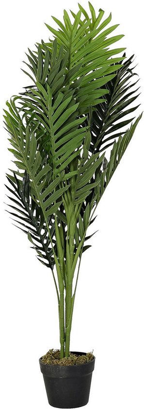 Items Kunstplant Tropische Palm plant in bloempot - Groen - 40 x 100 cm