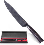 Selotus - Couteau de Chef Professionnel - Rasoir - Couteau Universel - 34 cm - Couteau de Cuisine Viande/Poisson/Légumes/Pain - Couteau de Chef Japonais