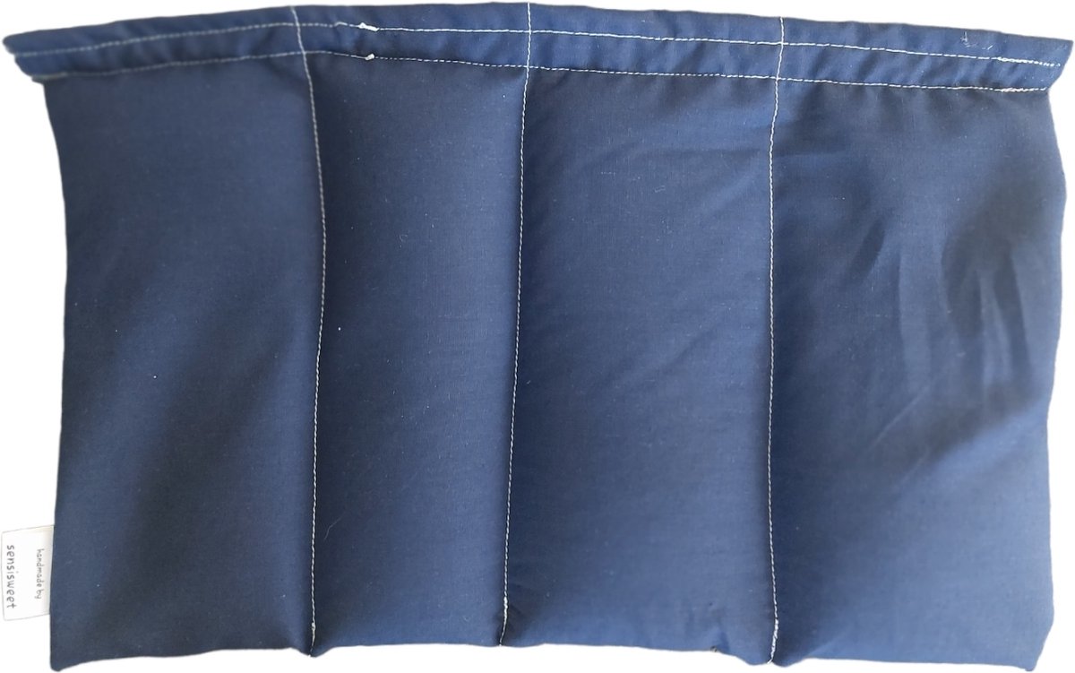 Goedkoopste verzwaringskussen - schootkussen donkerblauw
