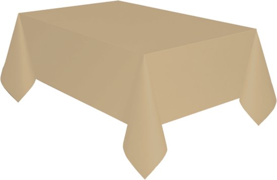 Gouden papieren tafelkleed 137 x 274 cm - Merkloos