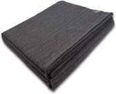 100% katoen, sprei, sofa-deken, plaid, grijs, 220 x 170 cm
