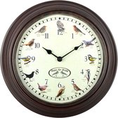 Horloge murale avec sons d'oiseaux 30 x 5 cm - Décoration / accessoires de la maison - Fournitures de bureau - Horloges - Horloges Horloges murales / Horloges murales